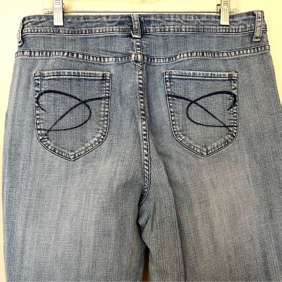 Chico’s Platinum High Rise Bootcut denim jeans straight leg High Rise  size 2.5 - Picture 7 of 14